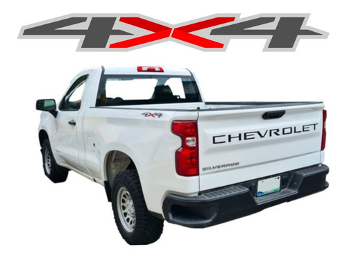 Calca Sticker 4x4 Chevrolet Silverado 2019 2020