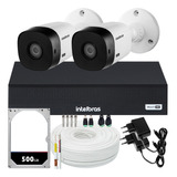 Kit Intelbras 2 Câmeras Vhl 1120 Dvr De 4 Canais Fontes 1a