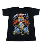 Camiseta Metallica Chave Caveira Master Of Puppets Epi137