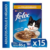 Alimento Húmedo Gato Felix® Adultos Pollo 85g / Catdogshop