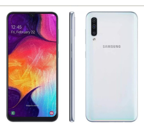 Samsung Galaxy A50 128 Gb Branco + 64 Gb - Excelente - Usado