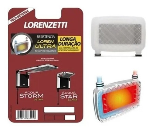 Resistencia Ducha Lujo Linea Acqua Lorenzetti 110 127 Voltio