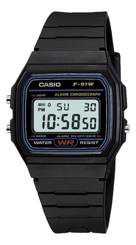 Reloj Pulsera Casio  F-91w Unisex Retro Vintage * Taggershop