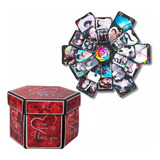 Caja Explosiva Álbum Fotográfico Diseño Regalo San Valentín 