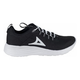 Tenis Pirma Running Para Mujer 0248 Negro Blanco Para Trotar