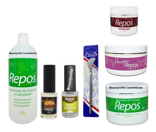 Kit Spa Dos Pes Repos P/ Calosidade Rachaduras + Unhas Fraca