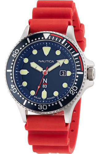 Reloj Pulsera  Nautica Napcbs301 Del Dial Azul
