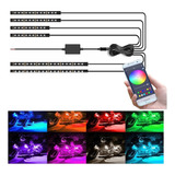 Tiras Led Rgb Para Motocicletas, Control De Aplicaciones, Lu