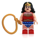 Minifigura De Superhéroes De Lego Dc Comics Wonder Woman