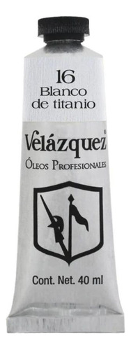 Pintura Al Oleo Profesional Velazquez 40ml Arte Escoge Color Óleo Blanco De Titanio