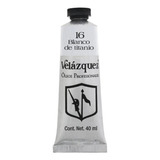 Pintura Al Oleo Profesional Velazquez 40ml Arte Escoge Color Óleo Blanco De Titanio