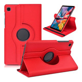 Capa Giratória Para Tablet Galaxy Tab A7 Lite 8.7 T225 T220 Cor Vermelho