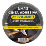 Cinta Antideslizante Negra 18mx 25mm Autoadhesiva Esc Meraki