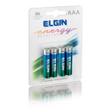 Kit 40 Pilhas Alcalina Elgin Aaa Frete Grátis