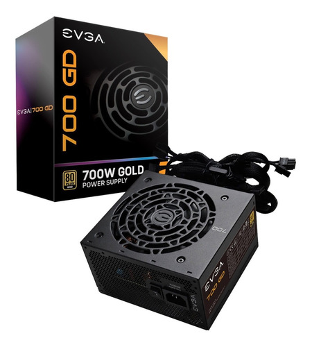 Fuente De Poder Psu Evga 700w Gd 80plus Gold 100-gd-0700-v1 Color Negro