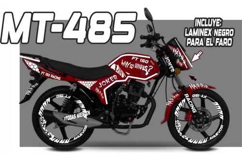 Kit Calcomanias Vinil Reflejante Ft 150gts  Ft150gts Ft 150  | Envío gratis