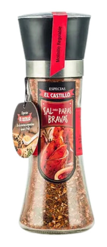 Sal Para Papas Bravas Molinillo Vidrio 145 Gramos 5onzas