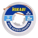 Kit 2 Fita Malha Dessoldadora Hk-120-03 1,5mx2mm Hikari