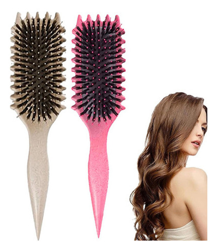 Kit De Cepillos De Pelo Con Accesorios De Peluquería