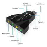 Tarjeta De Sonido Externa Usb · Audio 7.1 