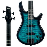 Bajo Activo Ibanez Gsr 280qa Tms De 4 Cuerdas, Color Tms: Transparent Marine Sunburst, Guía Para La Mano Derecha