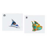 Sky Slicer Ar + Reef Ripper Agua Skylanders Superchargers