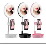 Espejo Maquillaje Multipropósito Con Luz Led Y Aumento