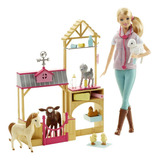 Juego Barbie Careers Muñeca Veterinaria De Campo