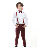 Roupa Masculina Conjunto Infantil De Camisa Social + Calça 