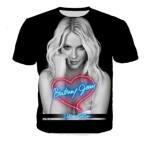 Di Playera Estampada En 3d La Cantante Britney Spears