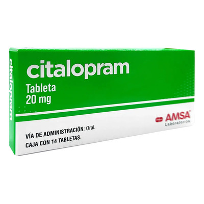 Citalopram 20 Mg 14 Tabletas | Envío gratis