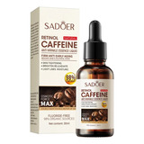 Serum Facial Cafeina Y Retinol Sadoer Anti-arrugas 30ml