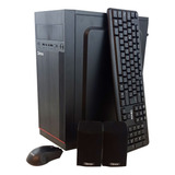 Kit Gabinete Pc Con Fuente Teclado Mouse Parlantes Dinax 002