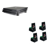 Suporte Horizontal 4 Pezinho Compatível Ps4 Fat Pro Slim