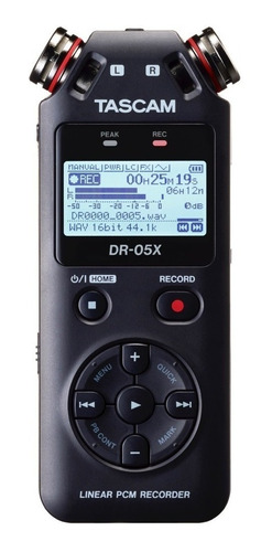 Gravador De Áudio Tascam Dr-05x