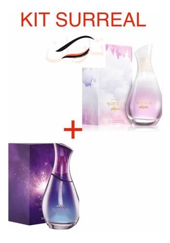 Kit C 2: Colonia Avon Surreal Utopia + Surreal Magic 75ml