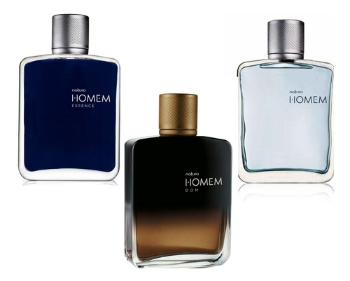 Deo Parfum Homem Natura Dom Tradicional Essence Kit Promoção