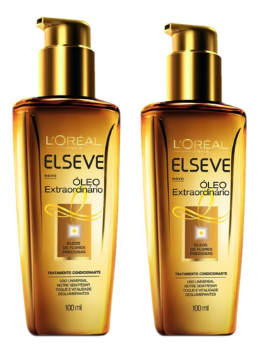 Kit 2 Uinidades Óleo Extraordinário Elséve 100ml Loreal