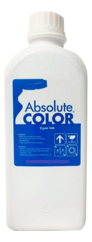 Litro Tinta Para Uso En Epson Cyan Azul L210, L 210, L-210