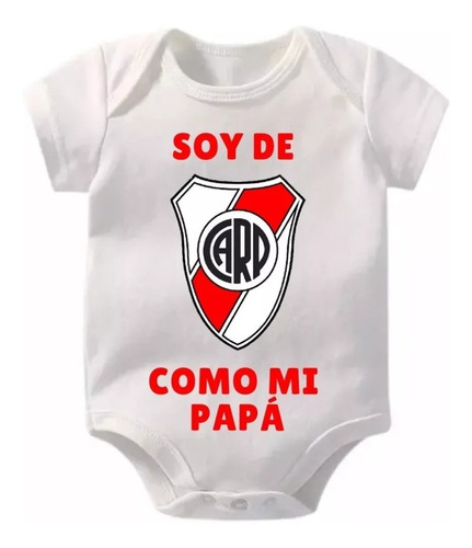 Body Bebe Manga Corta - River Plate 