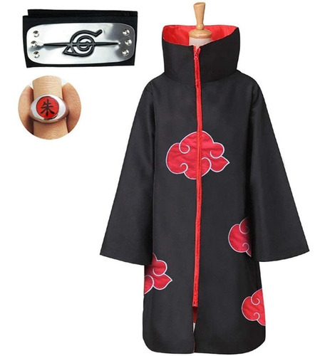 Cosplay Capa Akatsuki Accesorios Itachi Naruto Blakhelmet  E