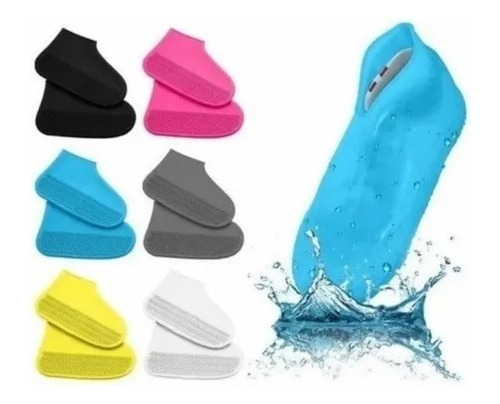 Protector Silicon Cubre Tenis Zapato Bota Lluvia Impermeable