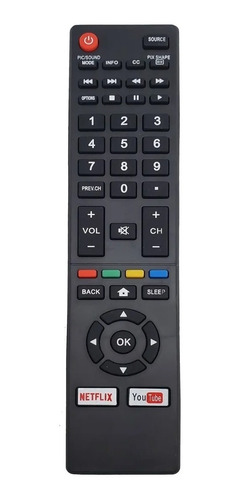 Control Remoto Sanyo Compatible Smart Tv Repuesto /e