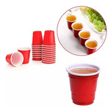 Pack De 20 Uds Vasos Rojos Shots Pequeños Desechables