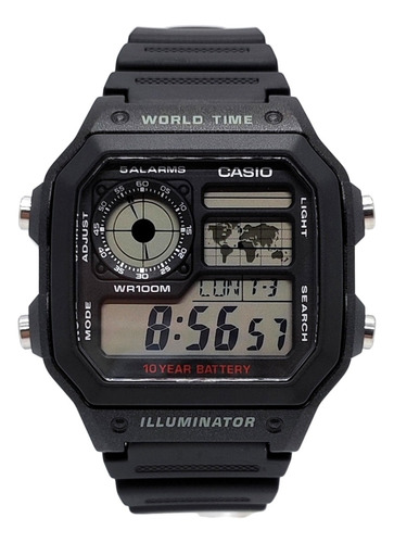 Reloj Casio Deportivo Original Ae-1200wh-1av