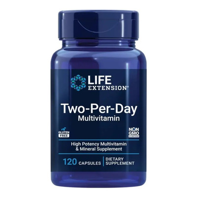 Life Extension Multivitamínico Two Per Day 120 Capsulas Adultos Sabor Neutro | Meses sin interés