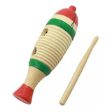 Guiro Güiro Raspador Madera Instrumento Musical Infantil 