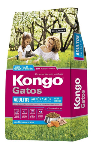 Alimento Kongo Gato Salmon Y Atun X 15kg-animal Brothers