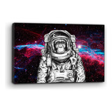 Cuadro Moderno Canvas Mono Astronauta 60x90cm