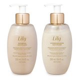 Kit Shampoo+condicionador Lilly Acetinado 250 Ml